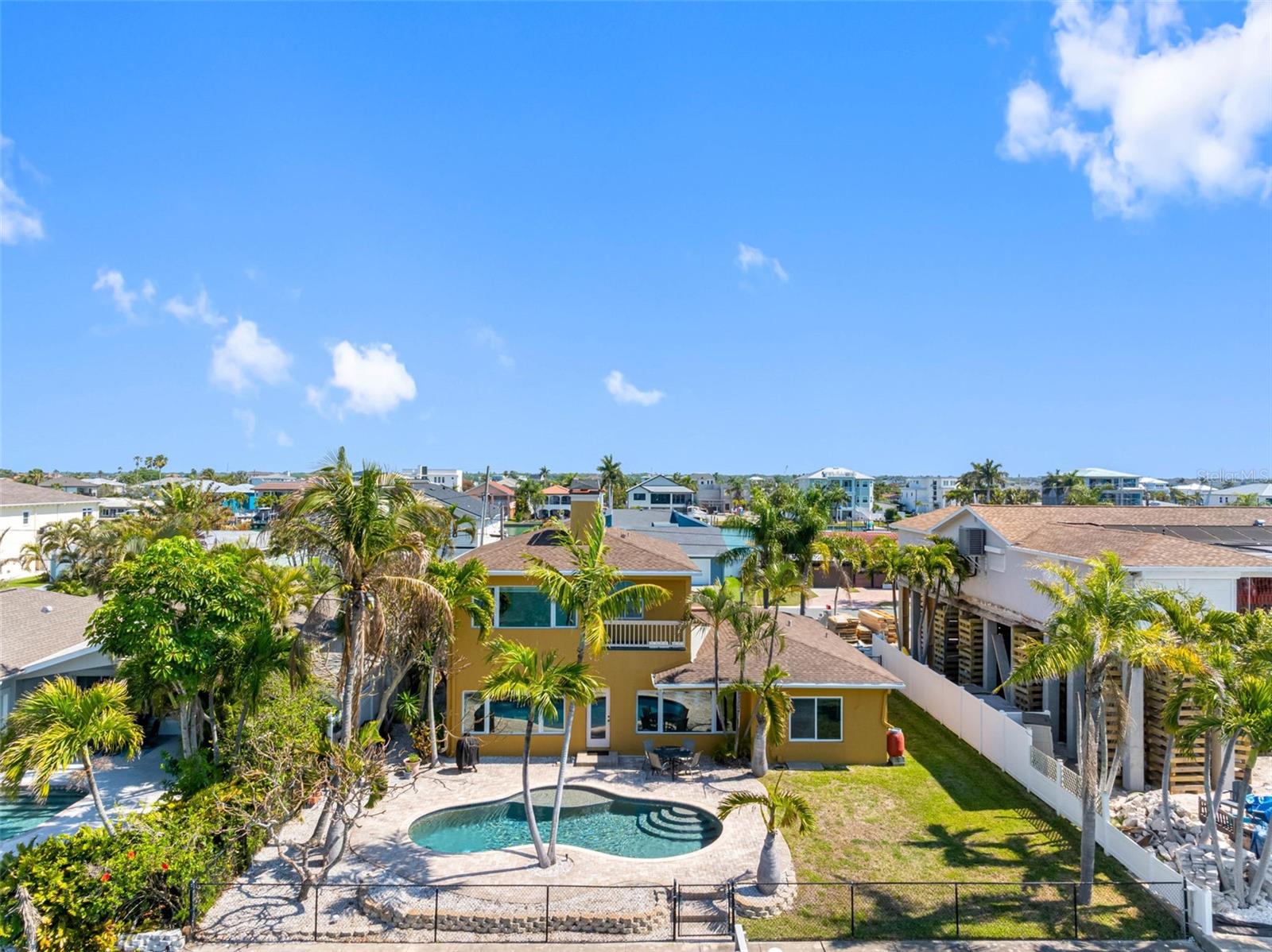 Large fenced yard...great for kids and pets!