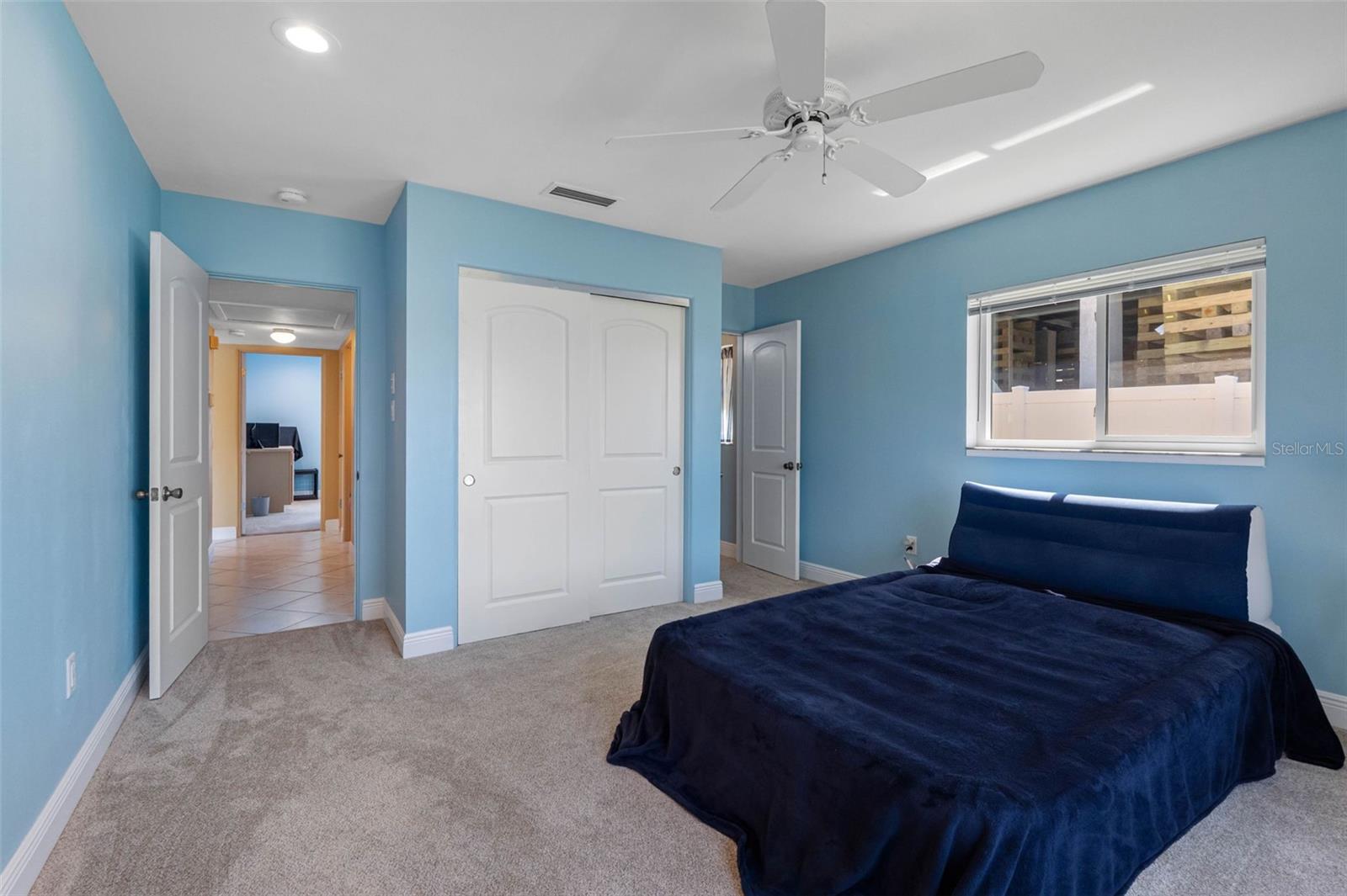 Bedroom has ensuite bathroom.