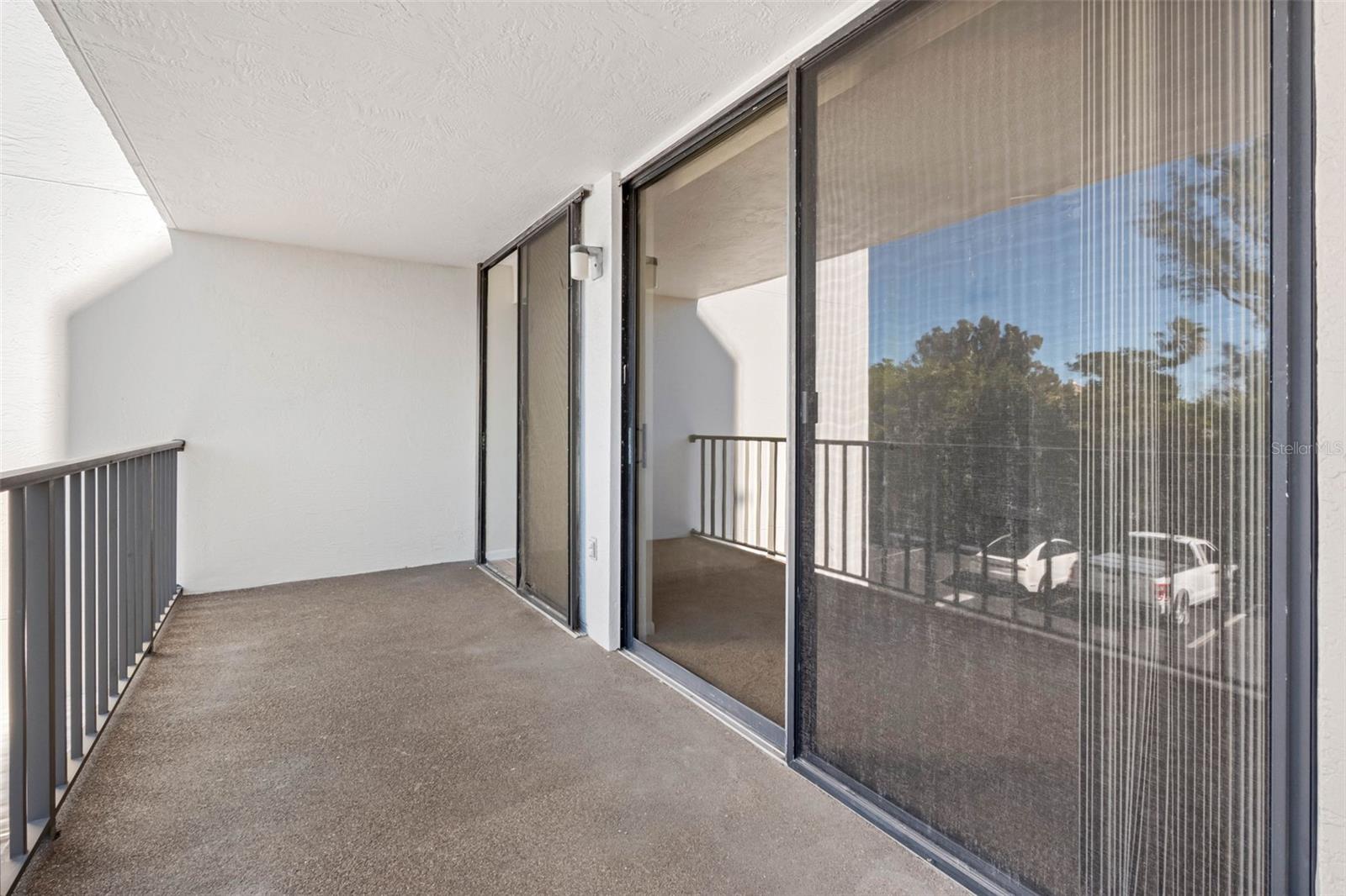 18 X 6.3 West Side Balcony Can Be Accessed from Both Kitchen & Guest Bedroom .