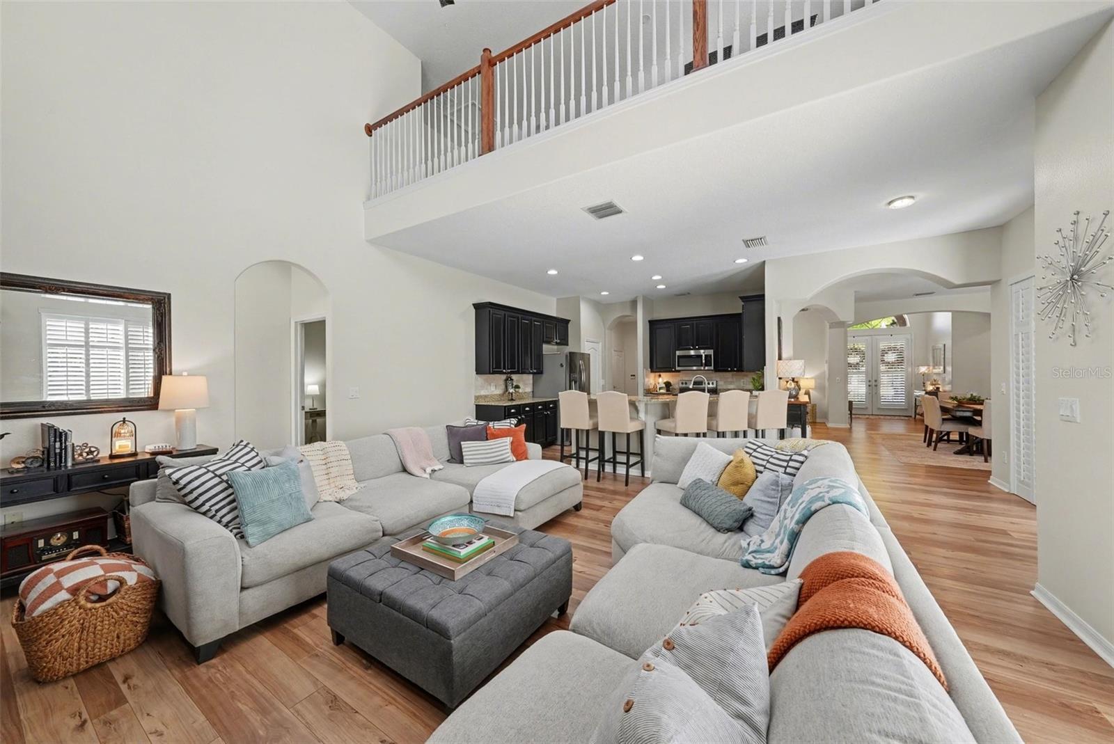 A spacious room for family gatherings and entertaining.