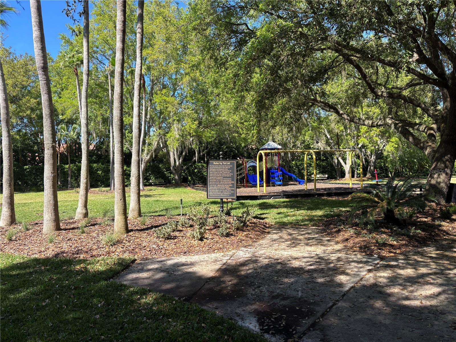 Neighborhood park and play ground.