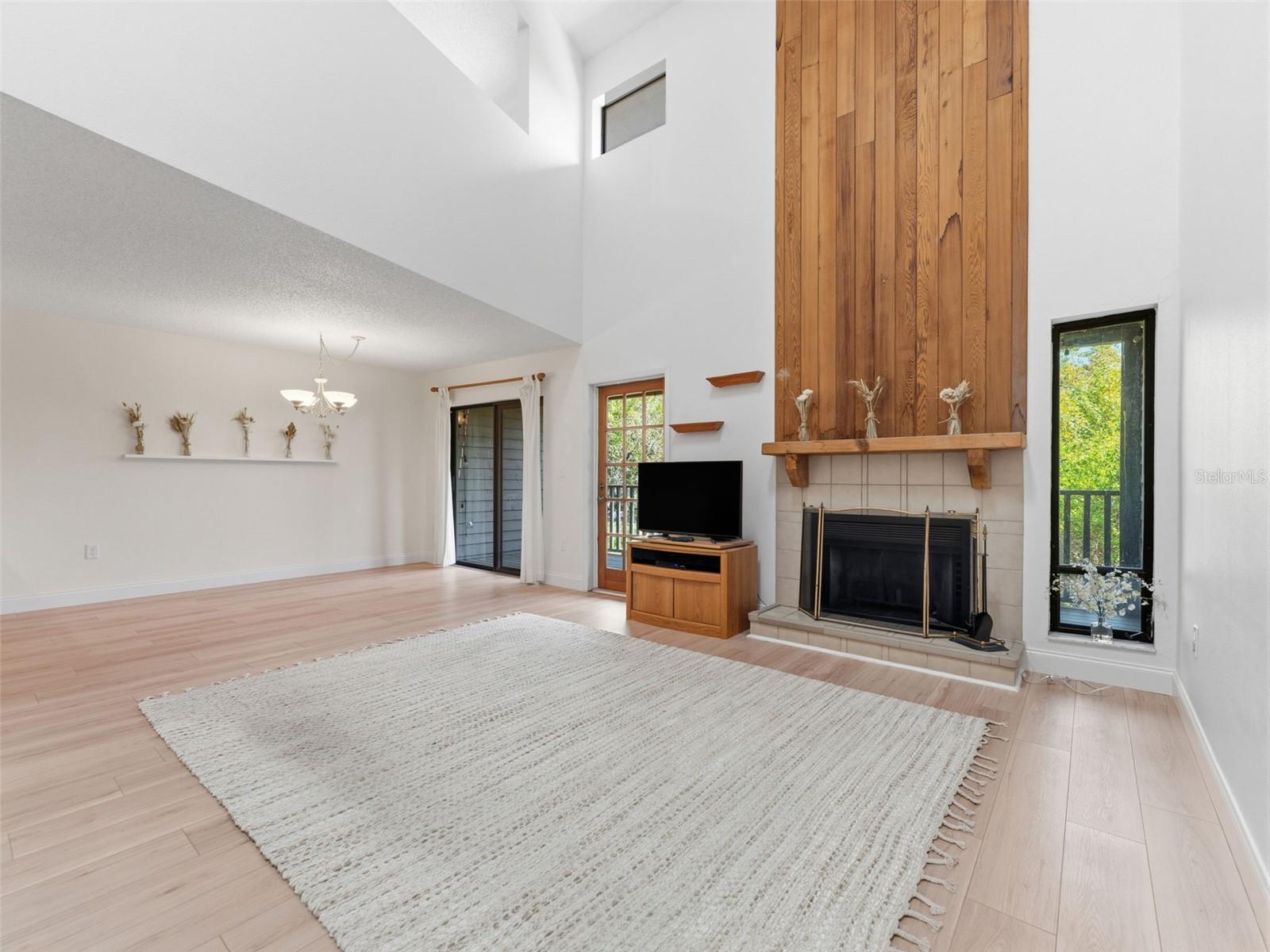 Family Room with Fireplace