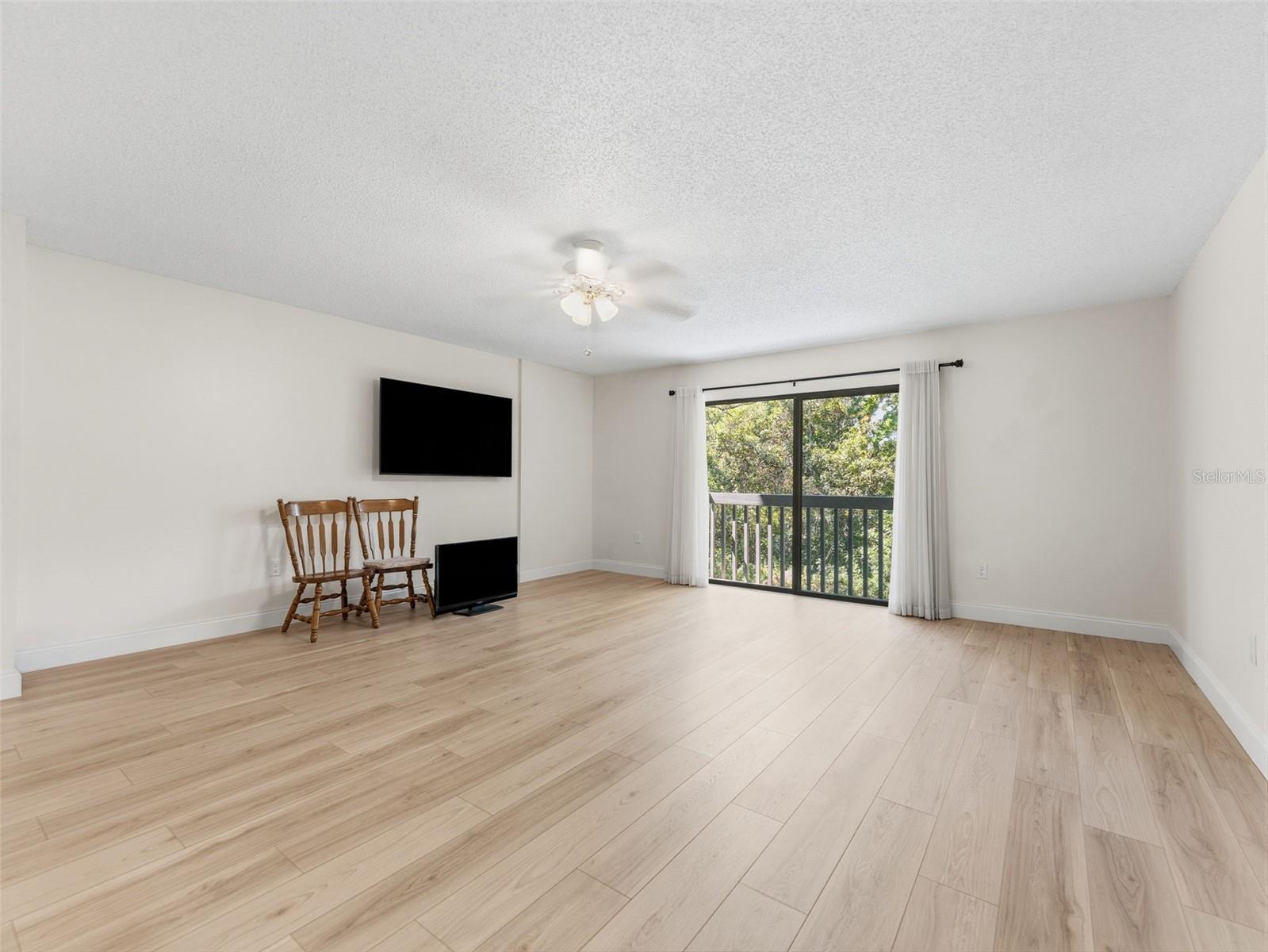 Living Room Leading to the Balcony