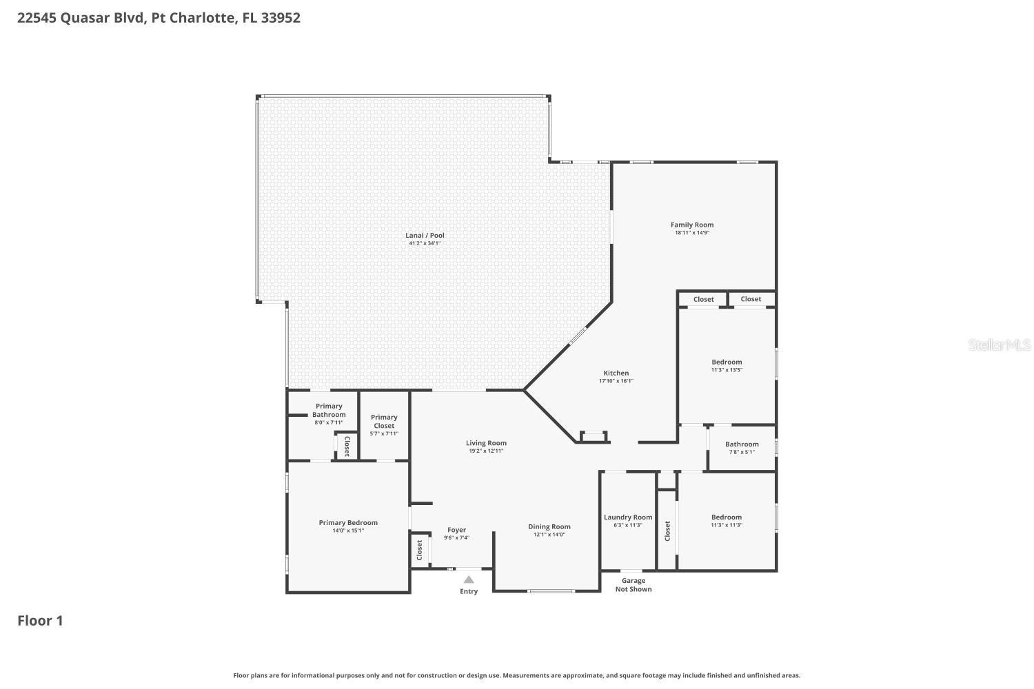 22545 QUASAR BLVD, PORT CHARLOTTE, FL, 33952