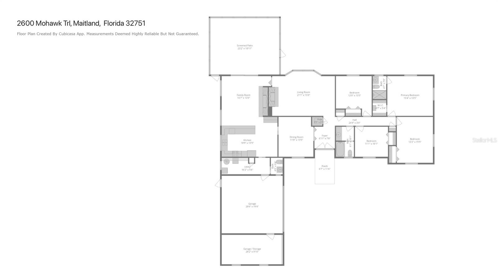 2600 MOHAWK TRL, MAITLAND, FL, 32751