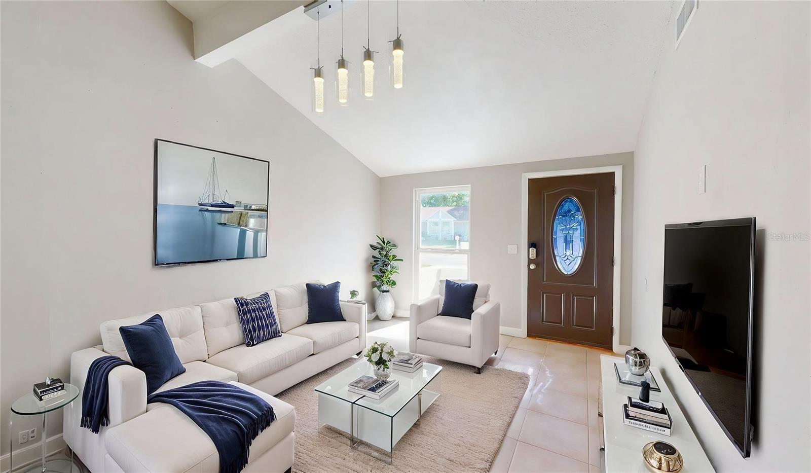 Living Room Staged