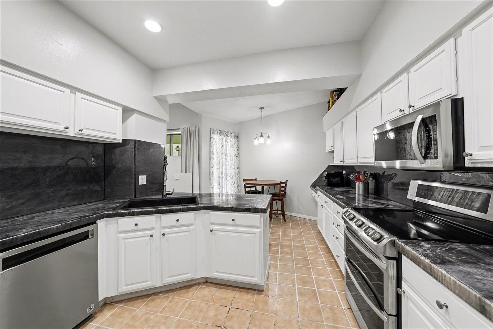 Tons of cabinet space in the kitchen!