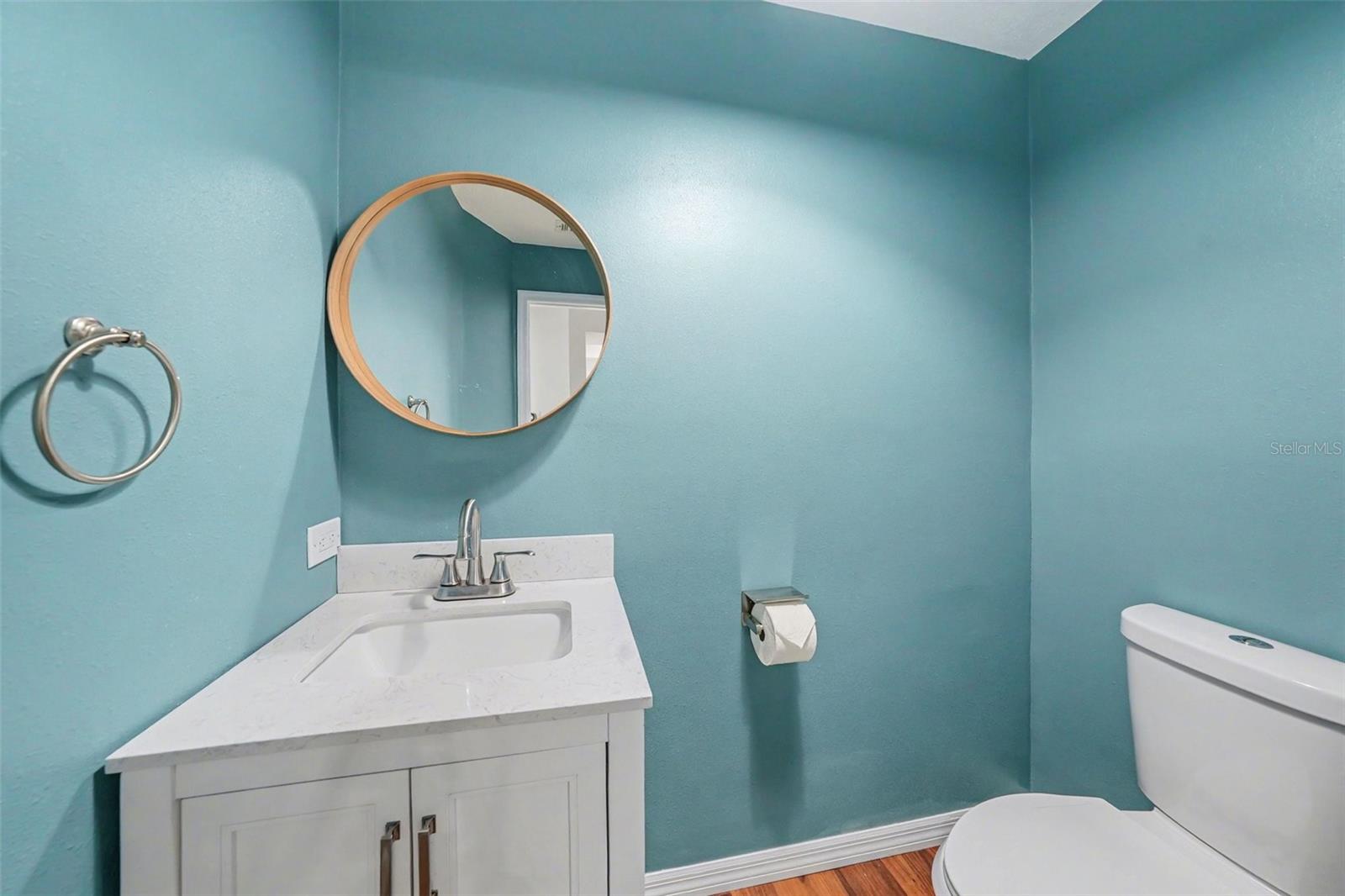 Half bathroom to make it convenient for guests