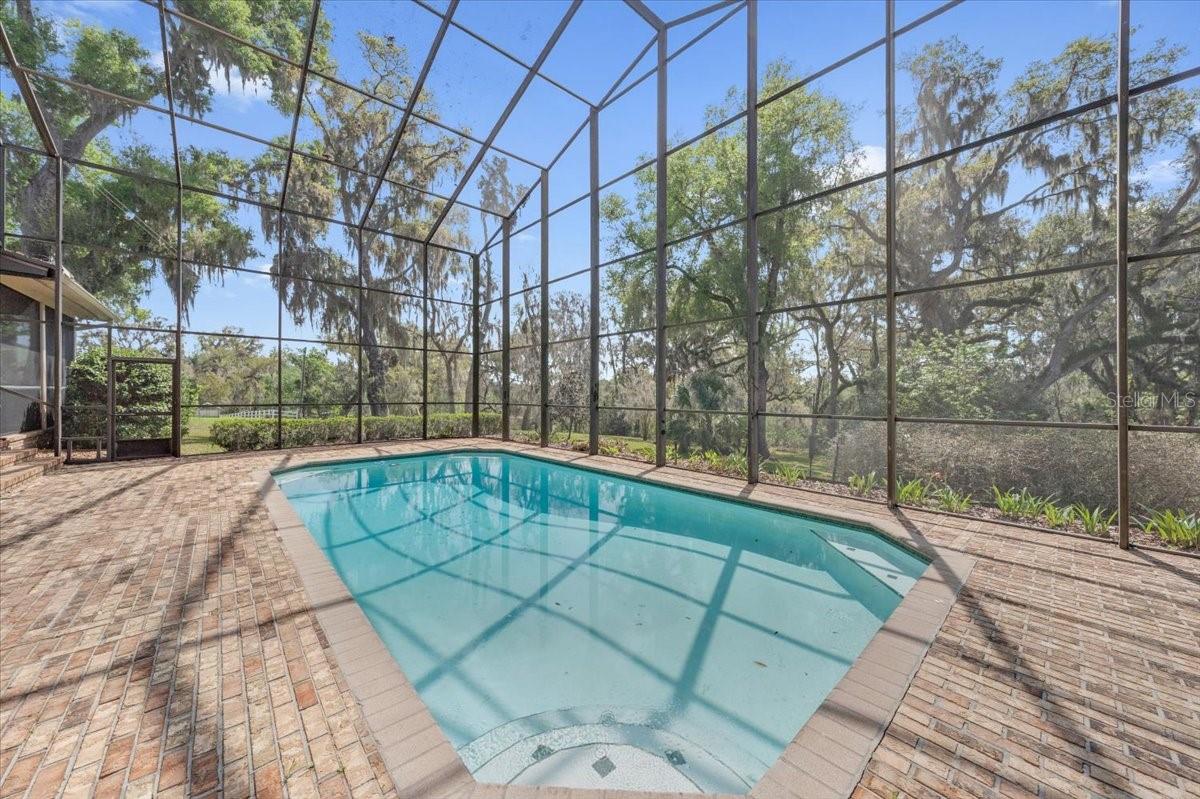 Enjoy complete privacy while enjoyng your pool.