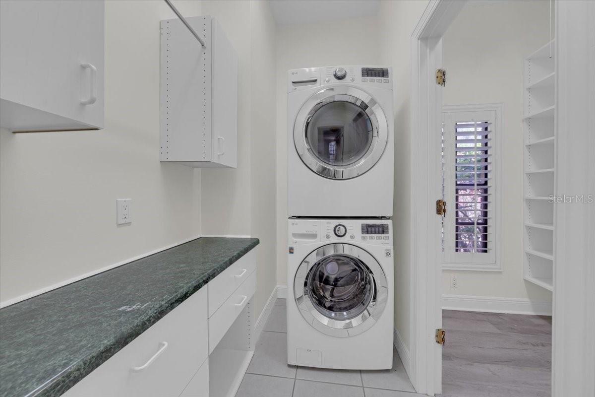 Laundry room.