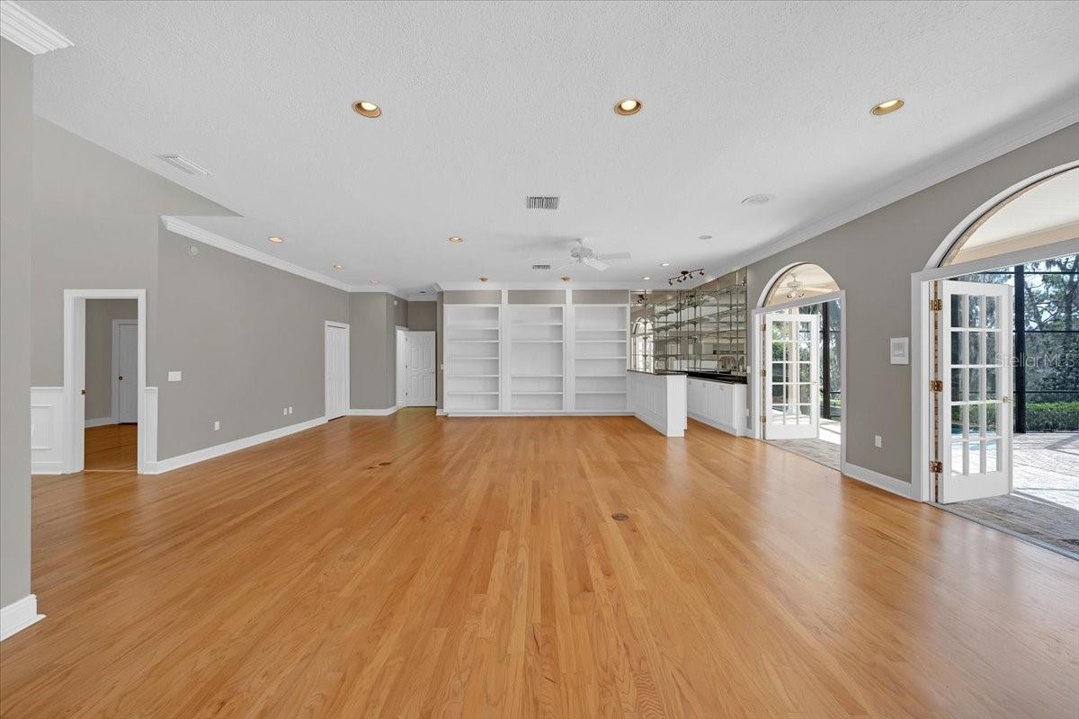 Open concept living makes this room feel so spacious.