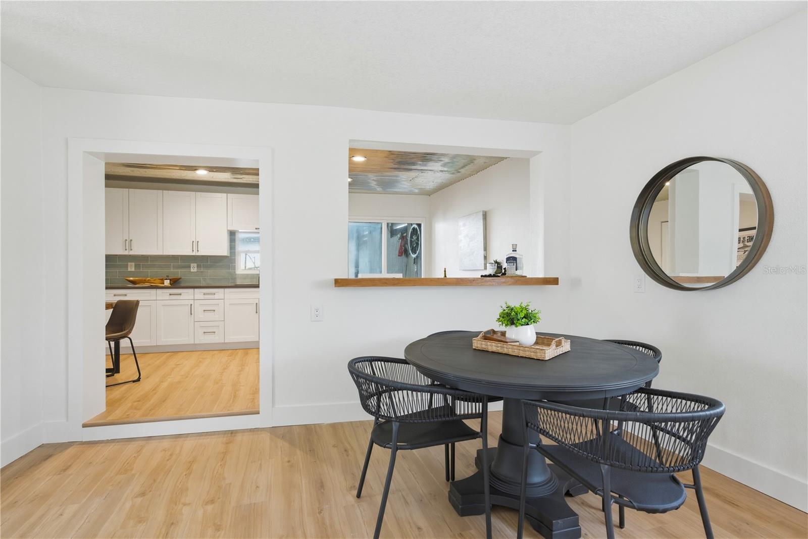 Guest  House Dining & View into Kitchen