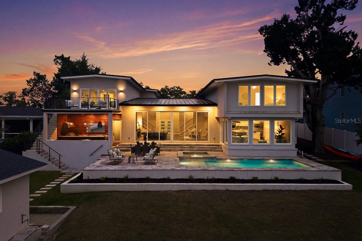 Back Exterior Evening