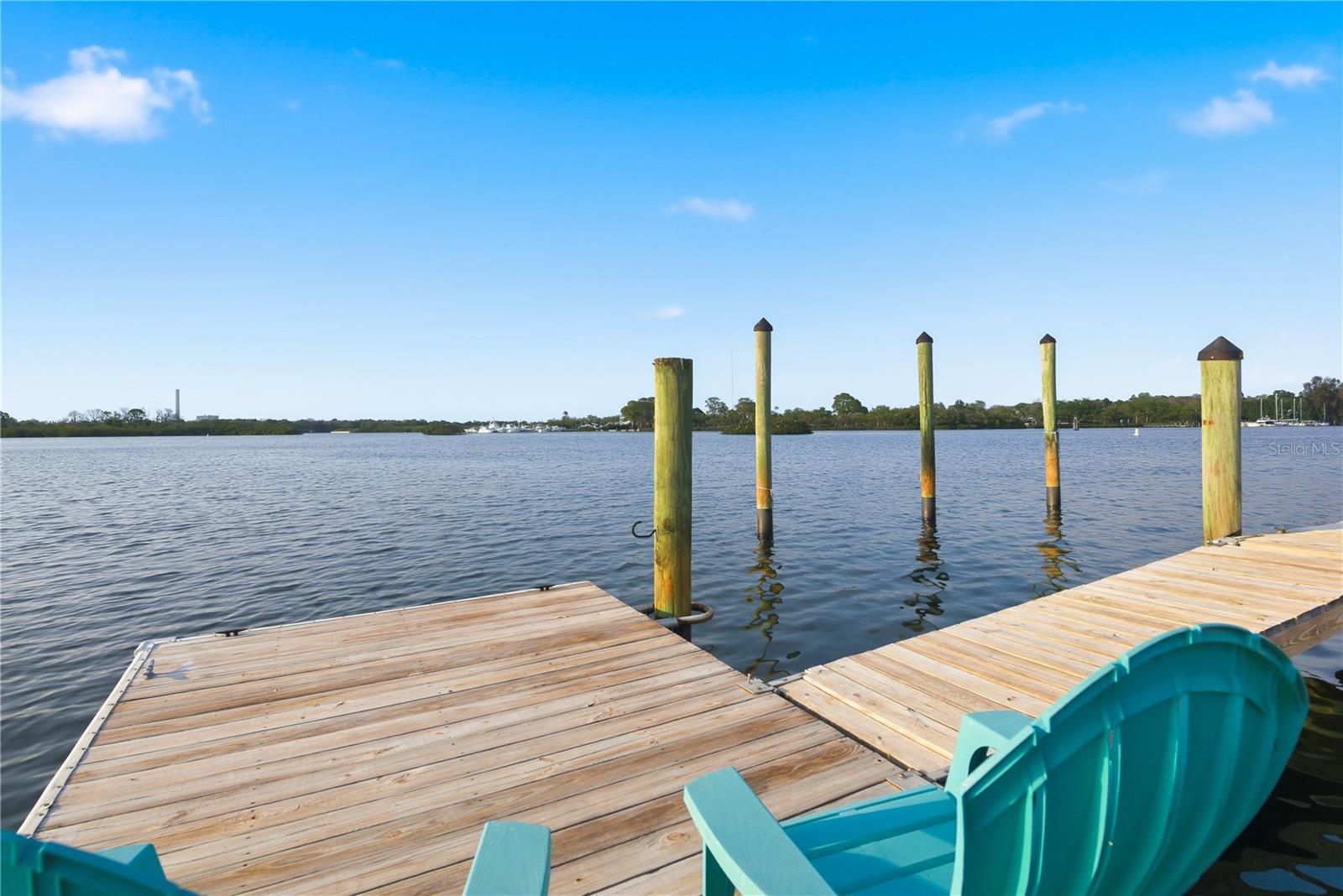 Dock view of Anclote River