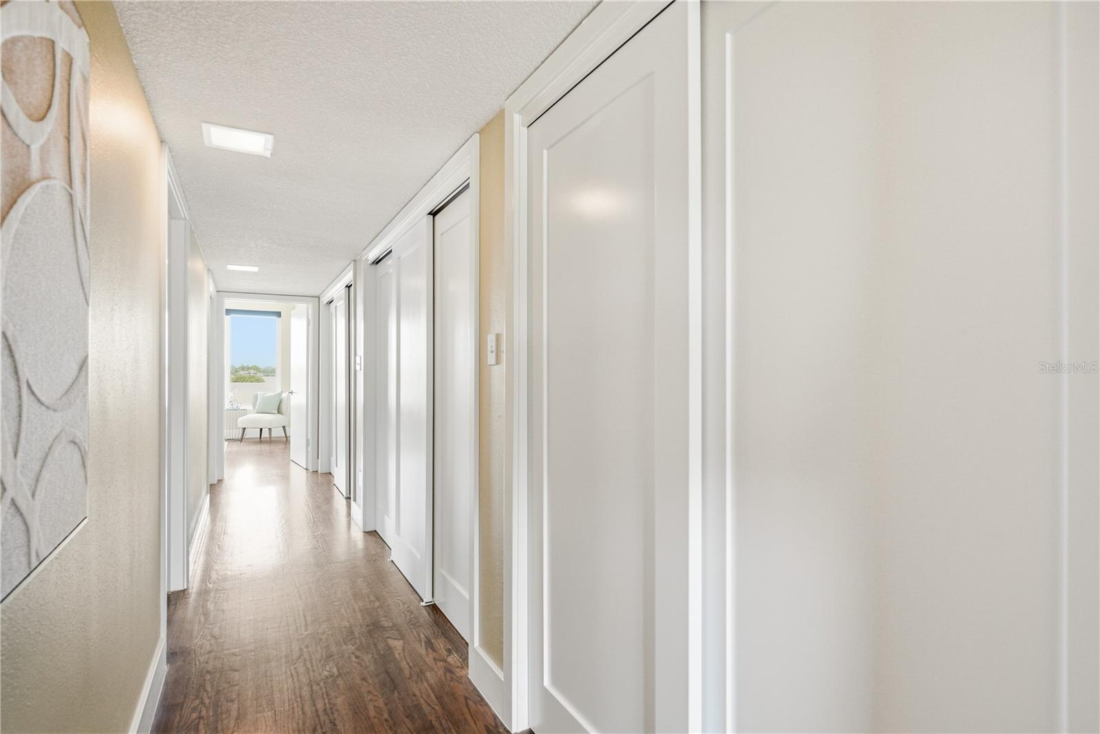 Guest Wing Hallway and Closets