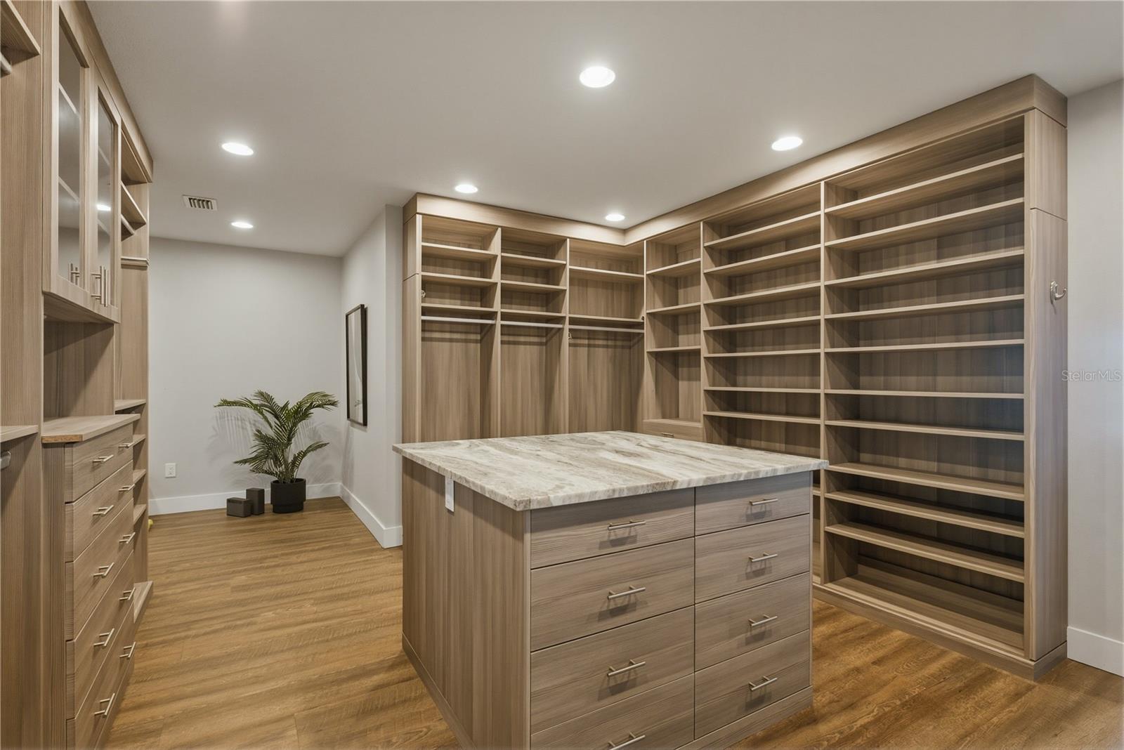 Primary Suite Closet and Dressing Room