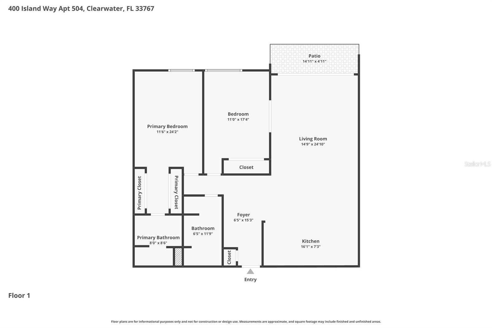 400 ISLAND WAY #504, CLEARWATER BEACH, FL, 33767