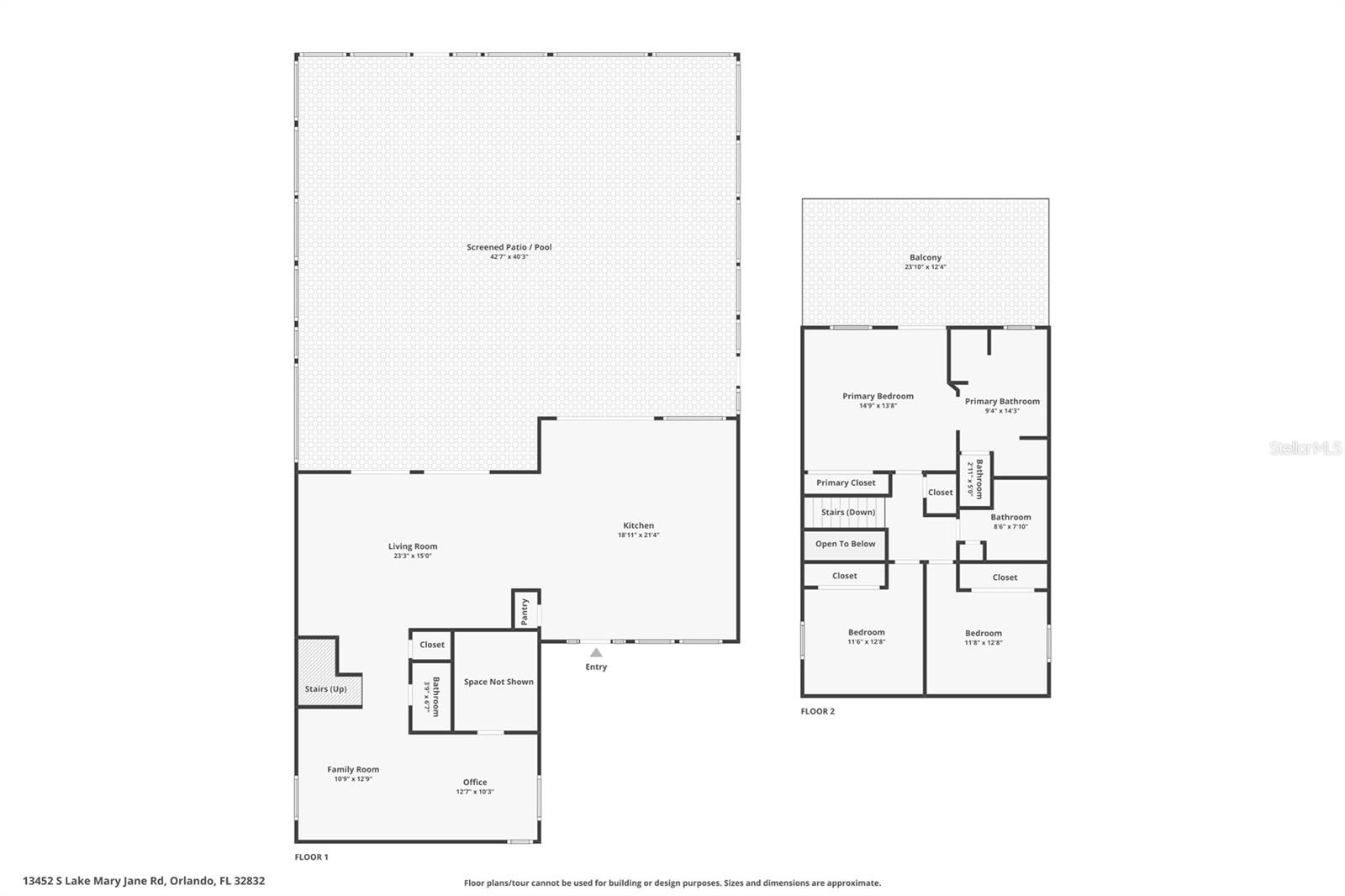 13452 S LAKE MARY JANE RD, ORLANDO, FL, 32832