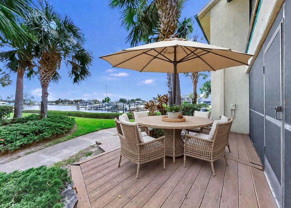 Back Patio Virtually Staged