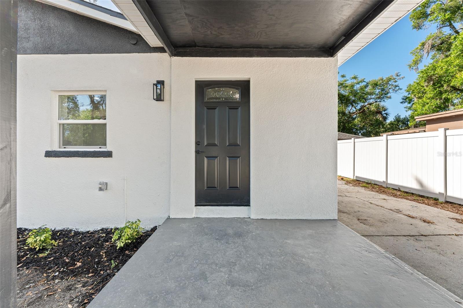 Entrance off of Bougainvillea