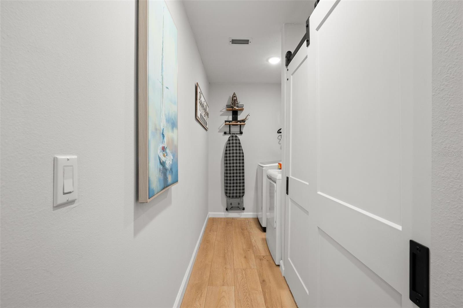 pantry closet with laundry