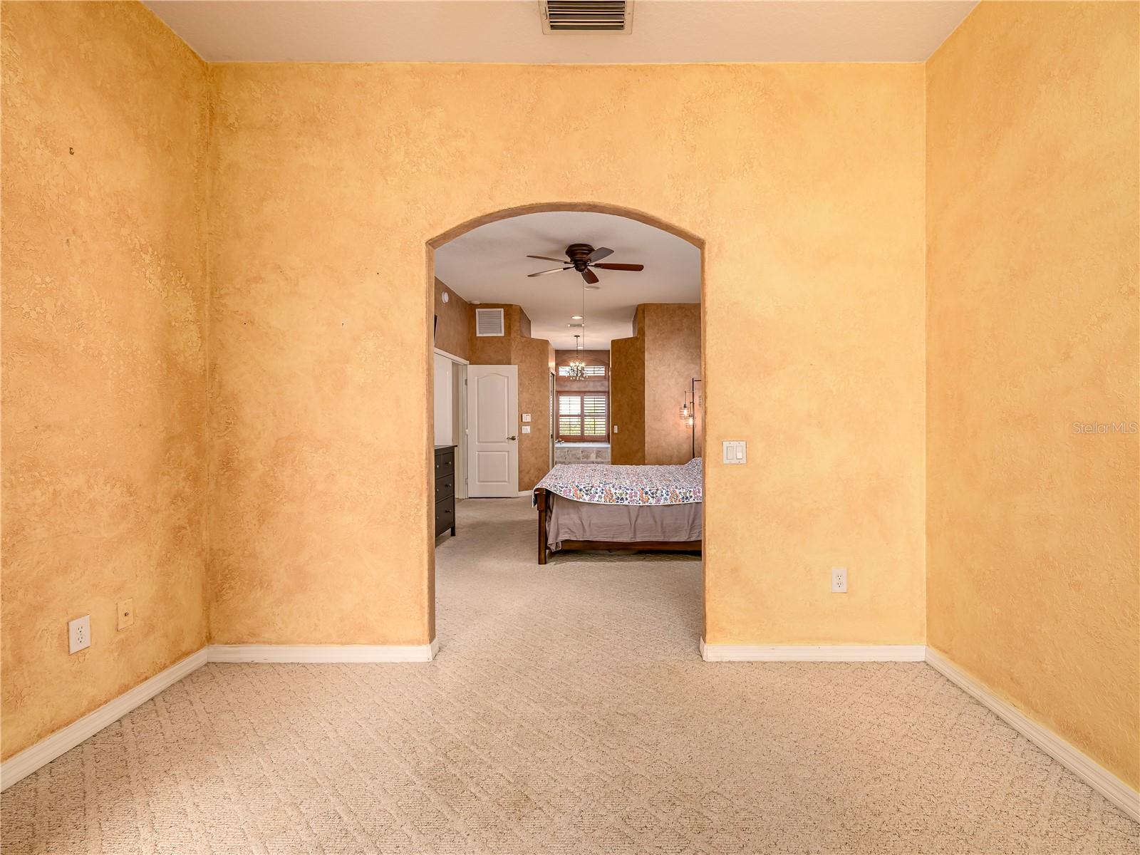 Large sitting room off the prmary bedroom
