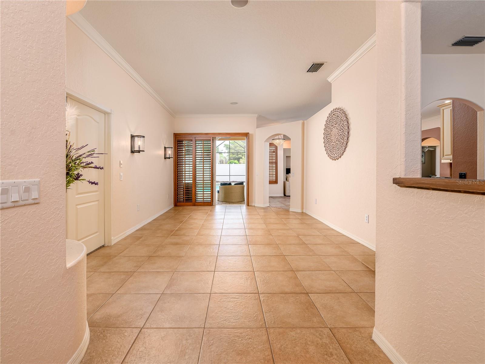 View from the front door