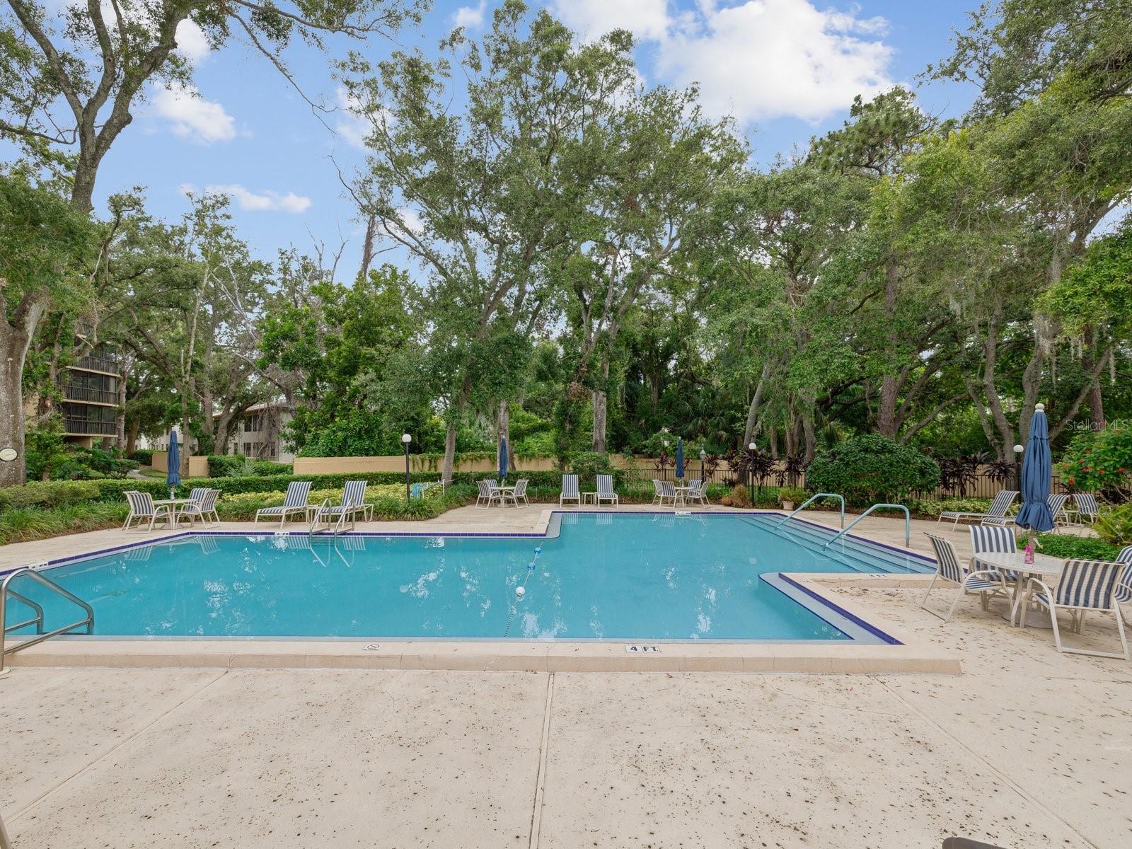 Serene setting and walkways throughout