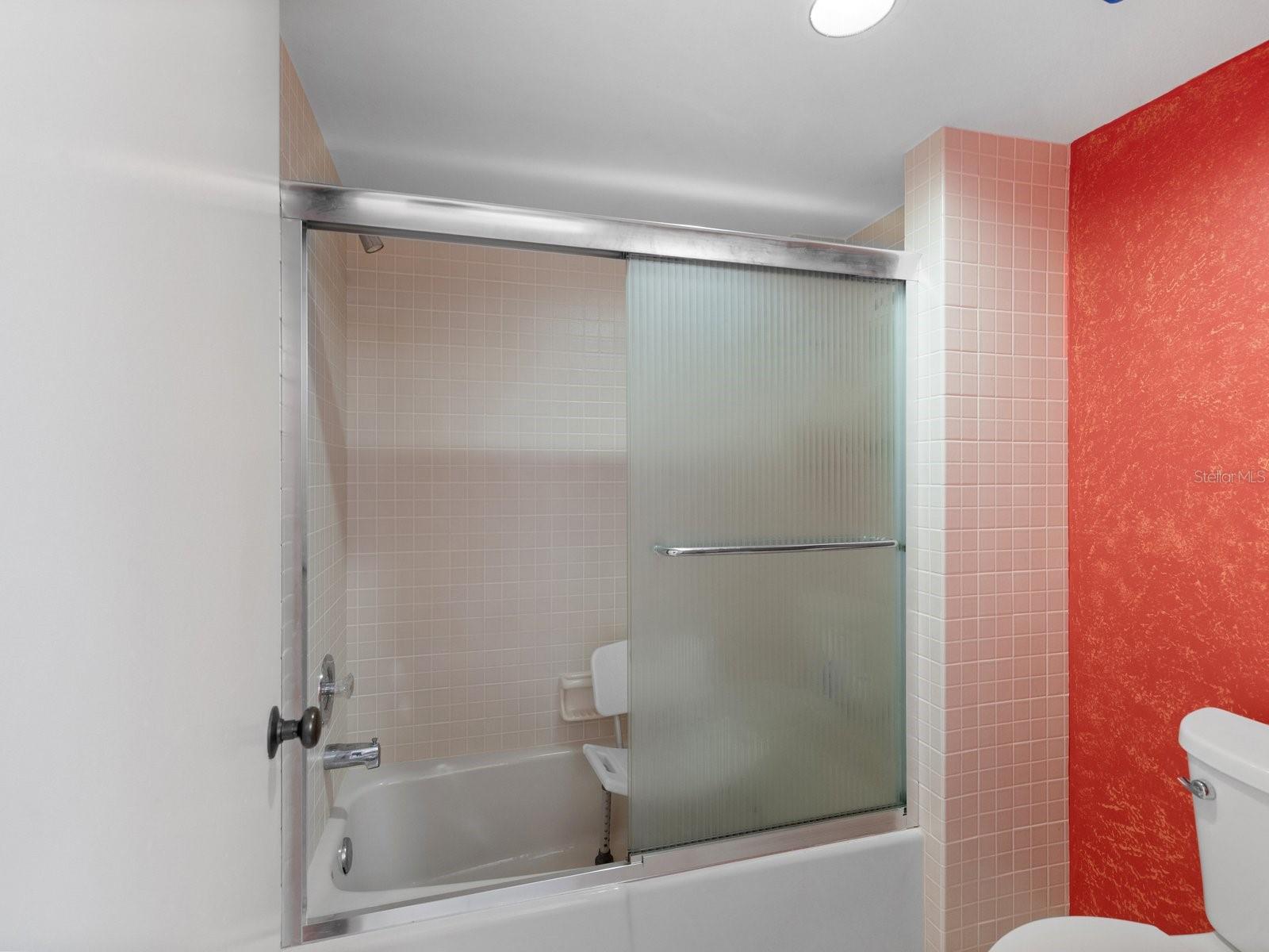 Primary ensuite bath tub shower combo