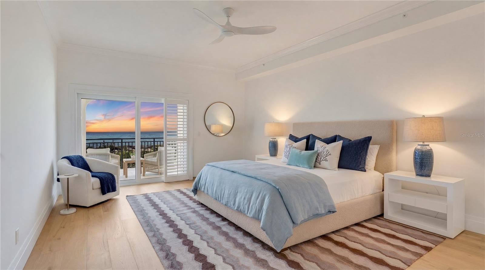 Primary Bedroom Twilight