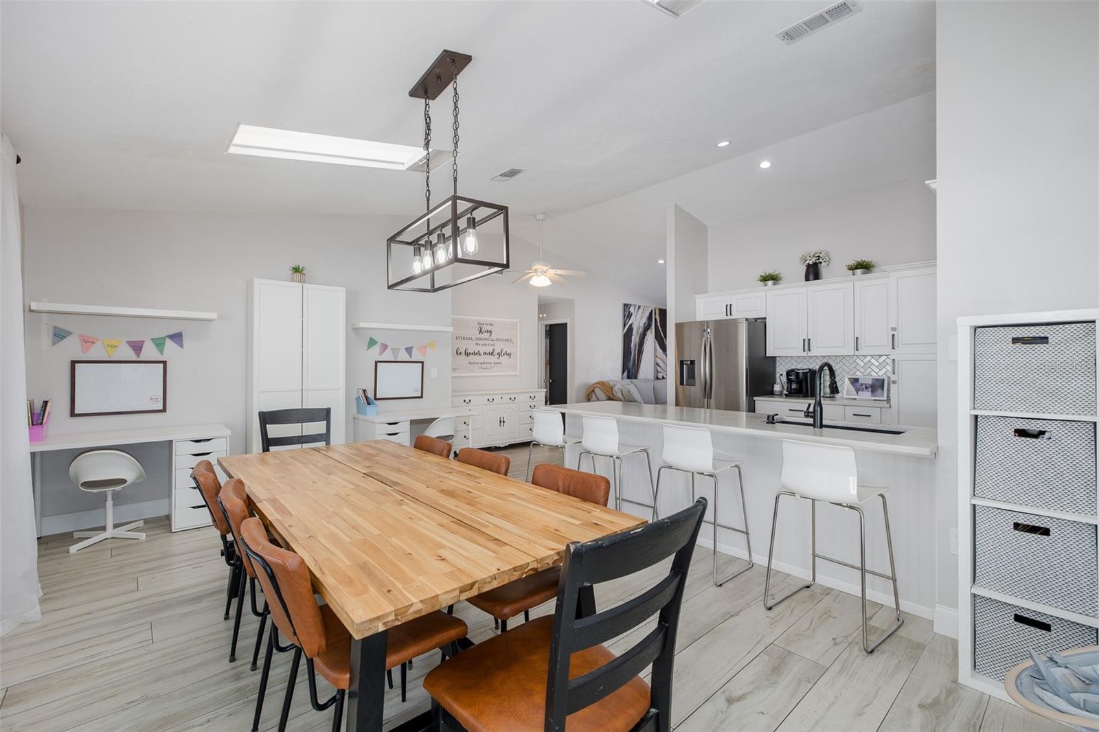 Dining room or could be a family room