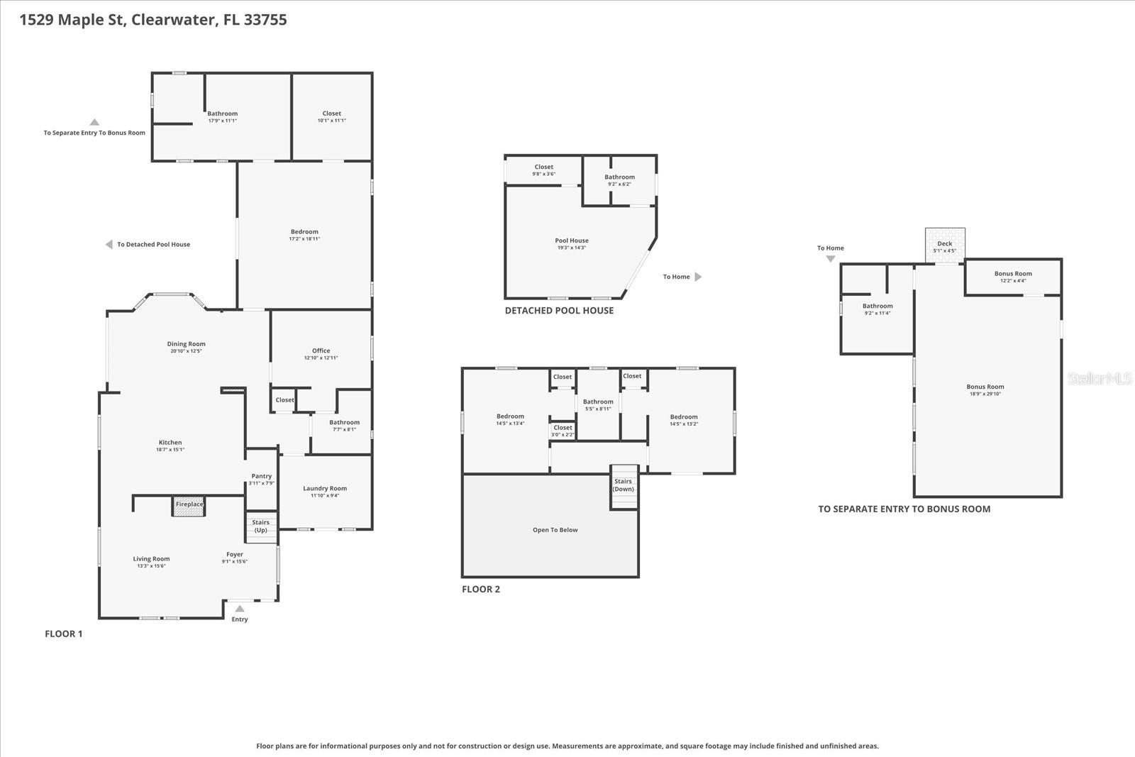 1529 MAPLE STREET, CLEARWATER, FL, 33755