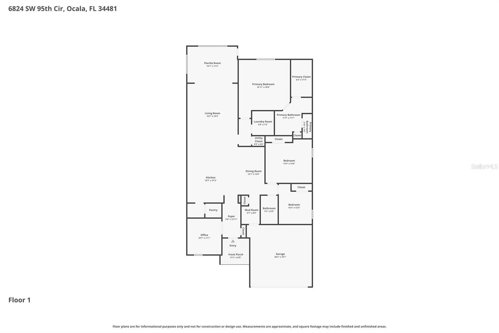 6824 SW 95TH CIR, OCALA, FL, 34481