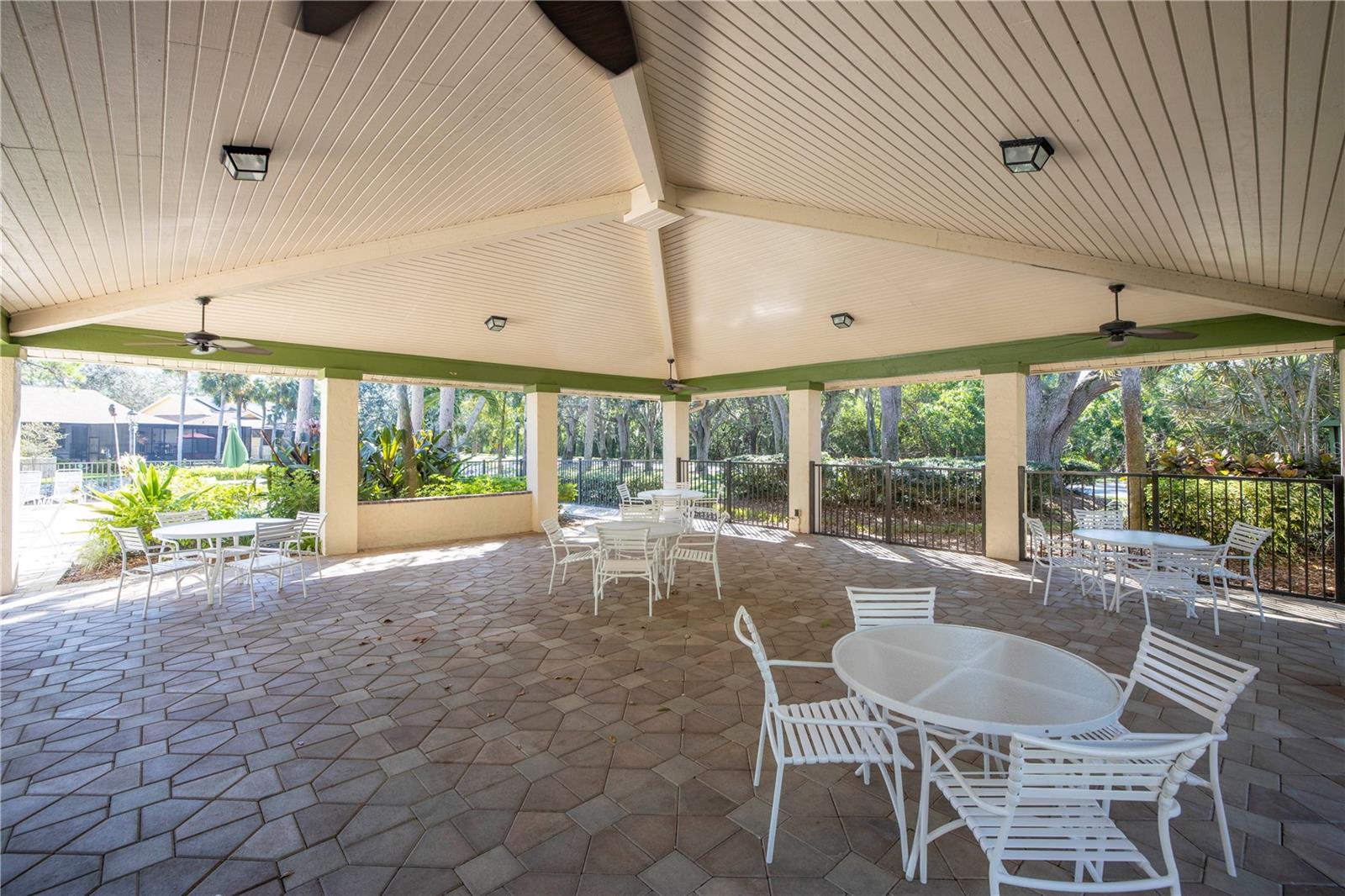 Full Covered Gazebo is available for Events, Gatherings, Birthdays, Ball Teams.  Reserve it Today!