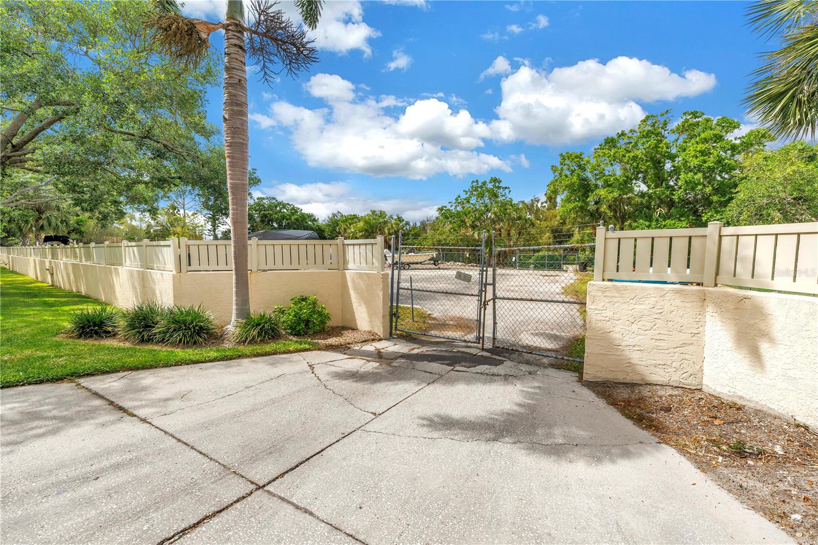 Secure Gated entry to the Caya Costa Boatyard just outside the Guard Gate.  A very Rare Community Amenity and Property.