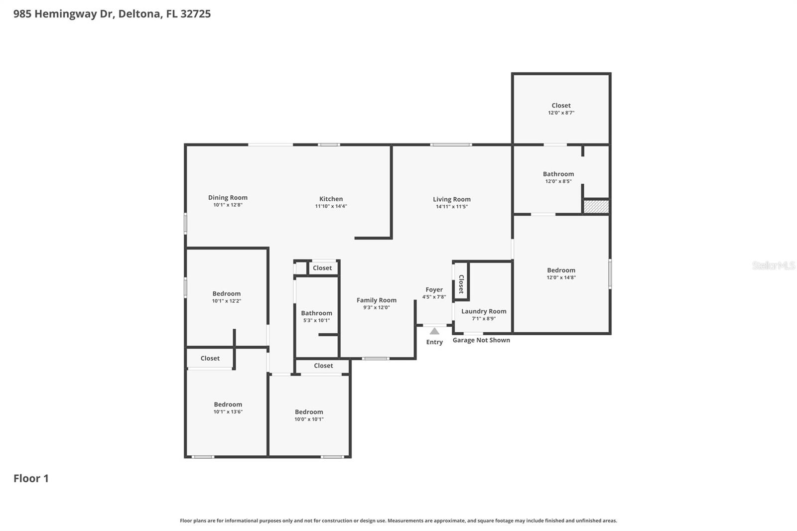 985 HEMINGWAY DR, DELTONA, FL, 32725