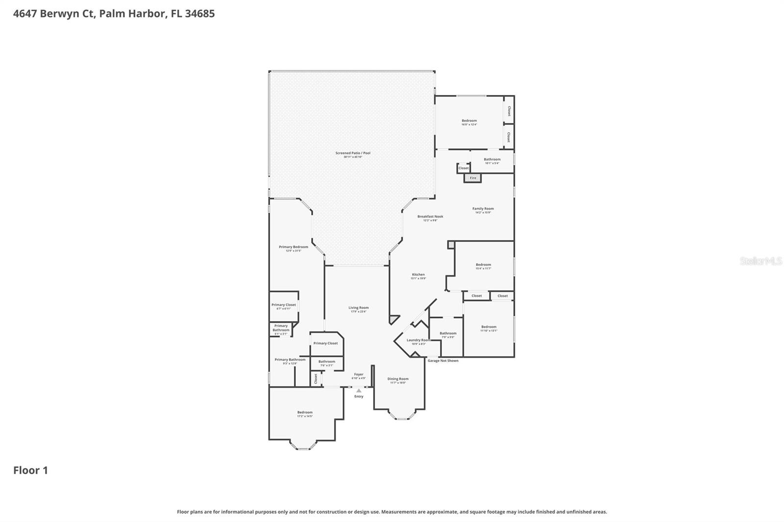 4647 BERWYN CT, PALM HARBOR, FL, 34685