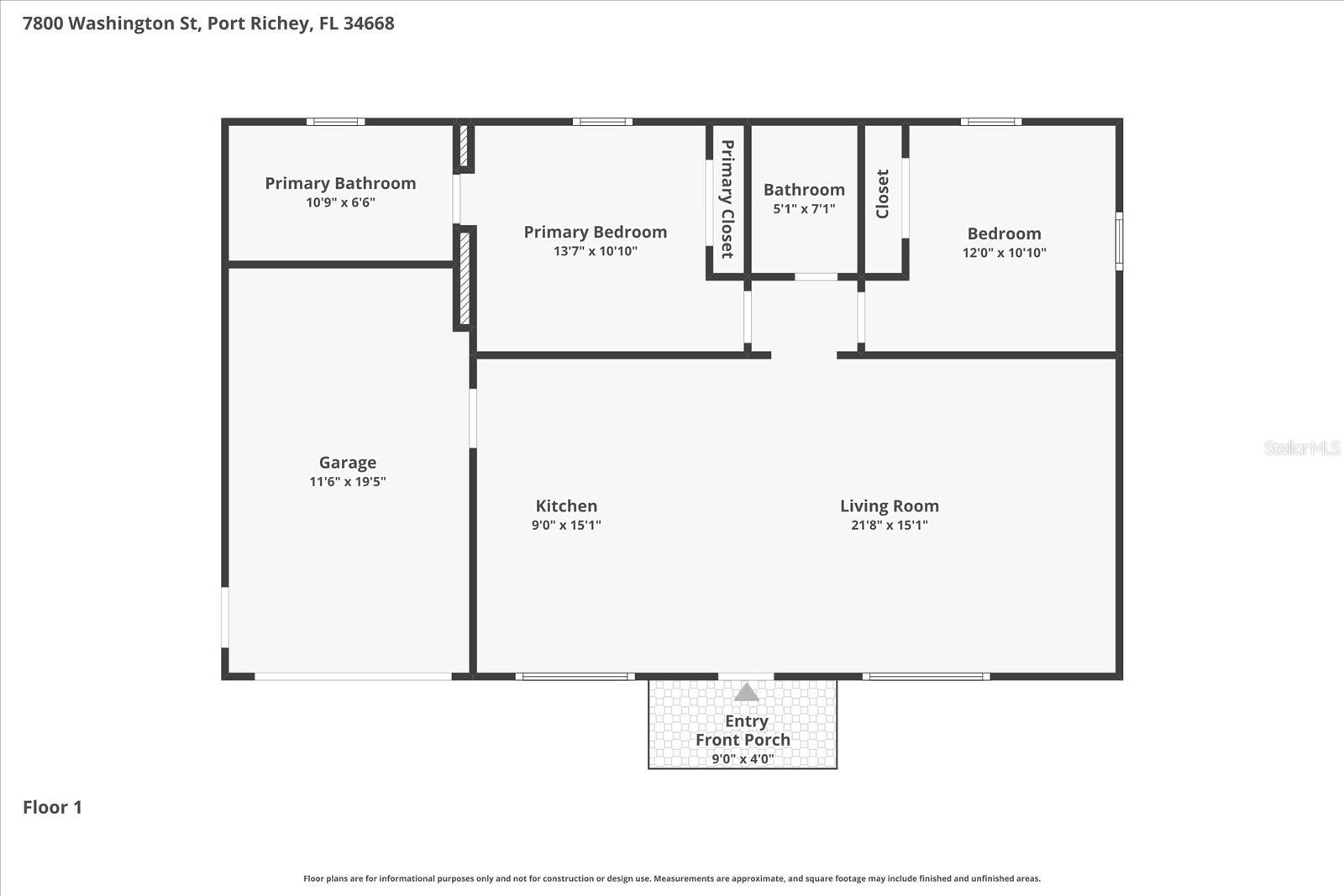 7800 WASHINGTON ST, PORT RICHEY, FL, 34668