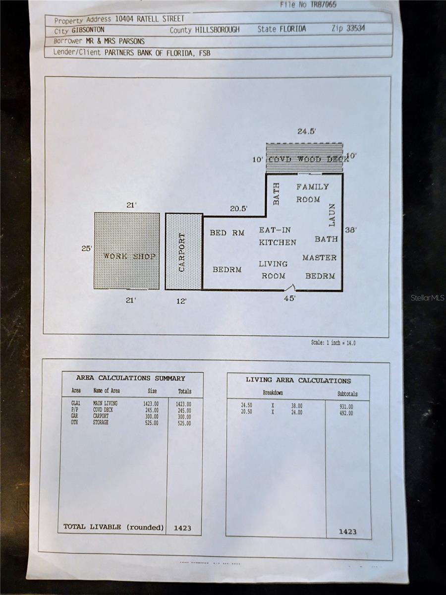 10404 RATELL AVE, GIBSONTON, FL, 33534