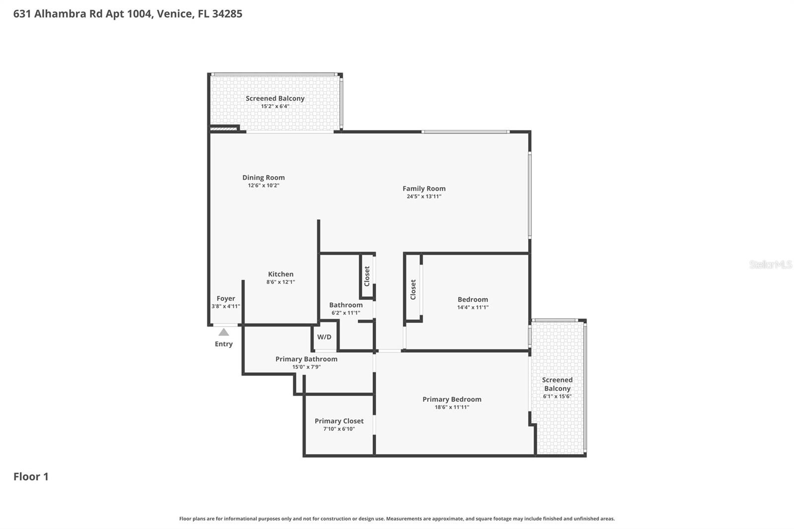 631 ALHAMBRA RD #1004, VENICE, FL, 34285