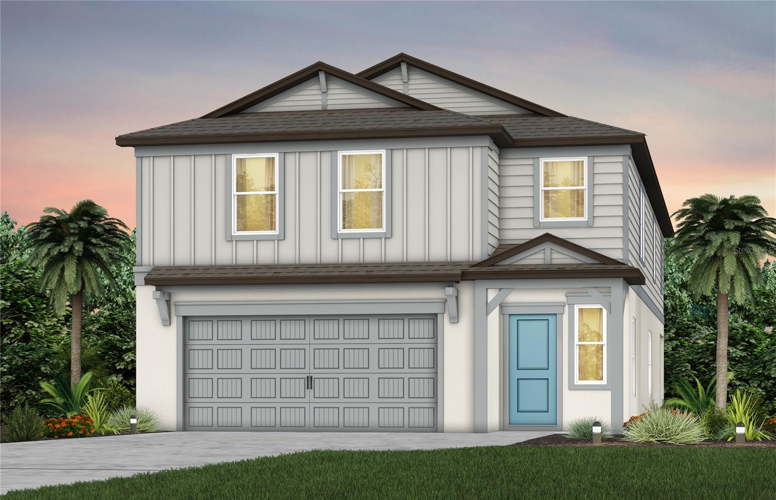 Exterior Rendering, Elevation CO1-GF