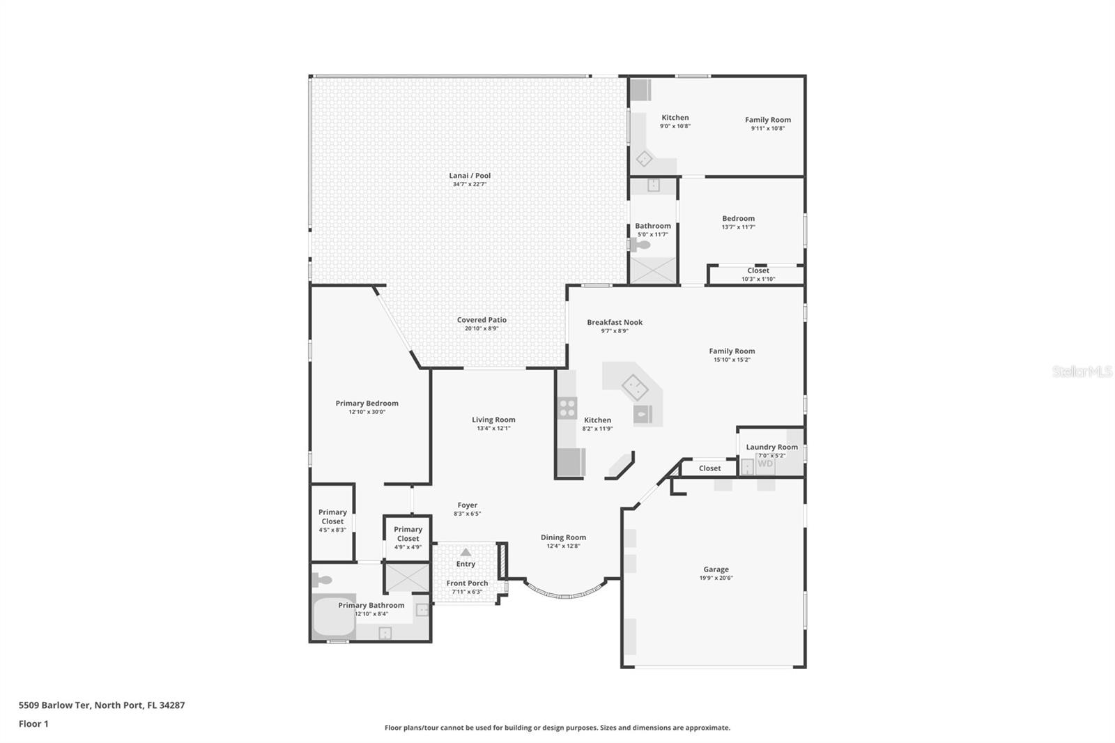 5509 BARLOW TER, NORTH PORT, FL, 34287