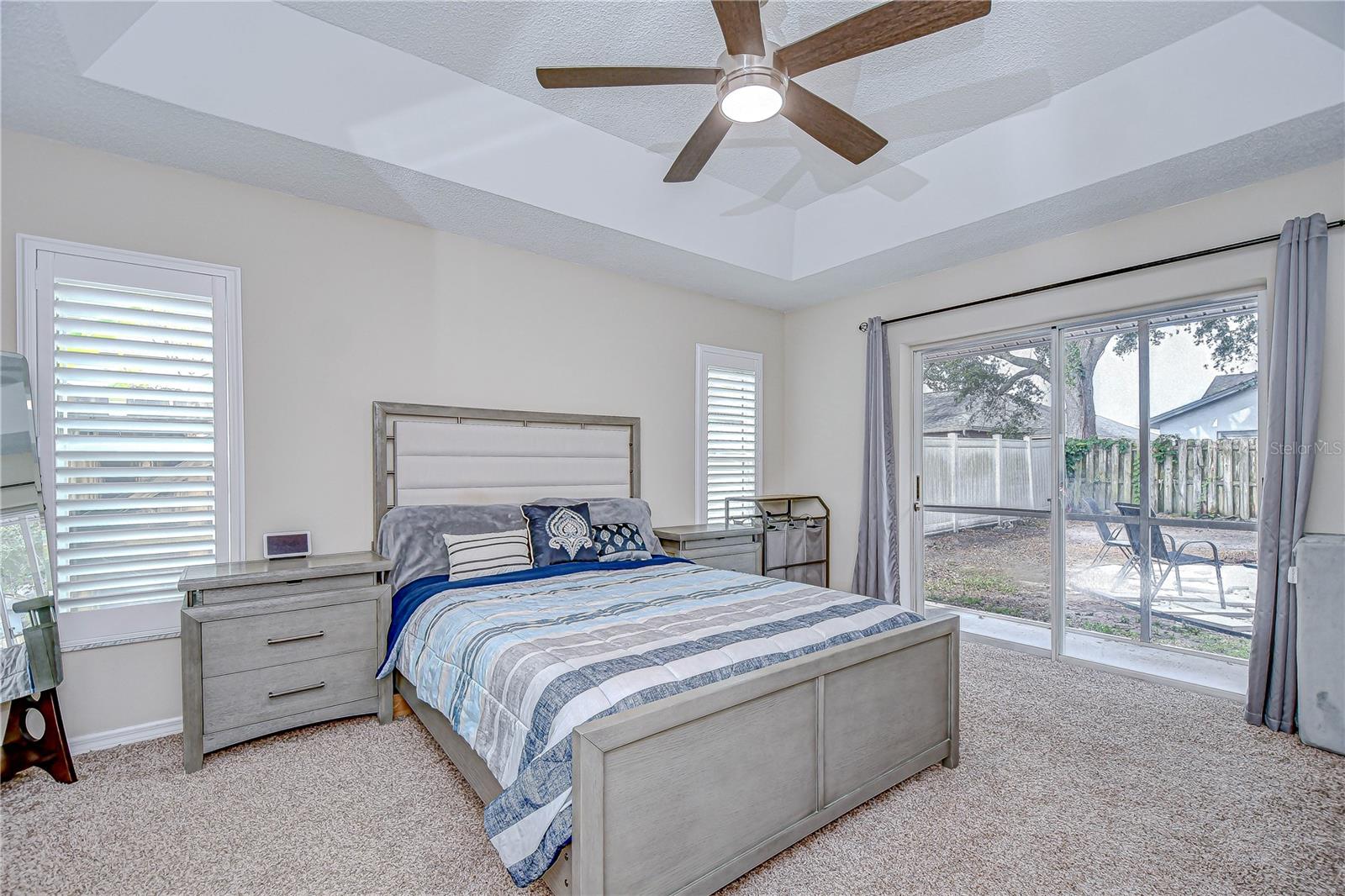 Sumptuous primary suite.