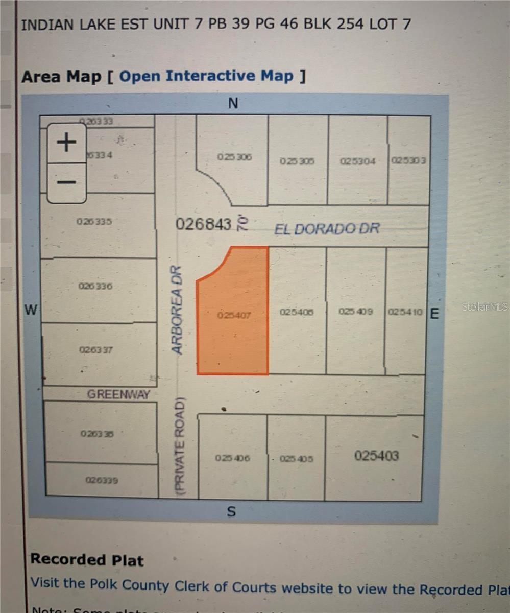 Blk 254 Lot 7 EL DORADO DR, INDIAN LAKE ESTATES, FL, 33855