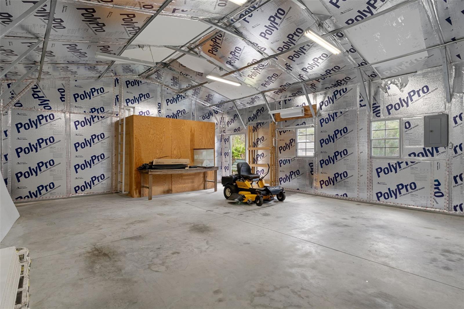 View 2 of the Inside of the Metal Building