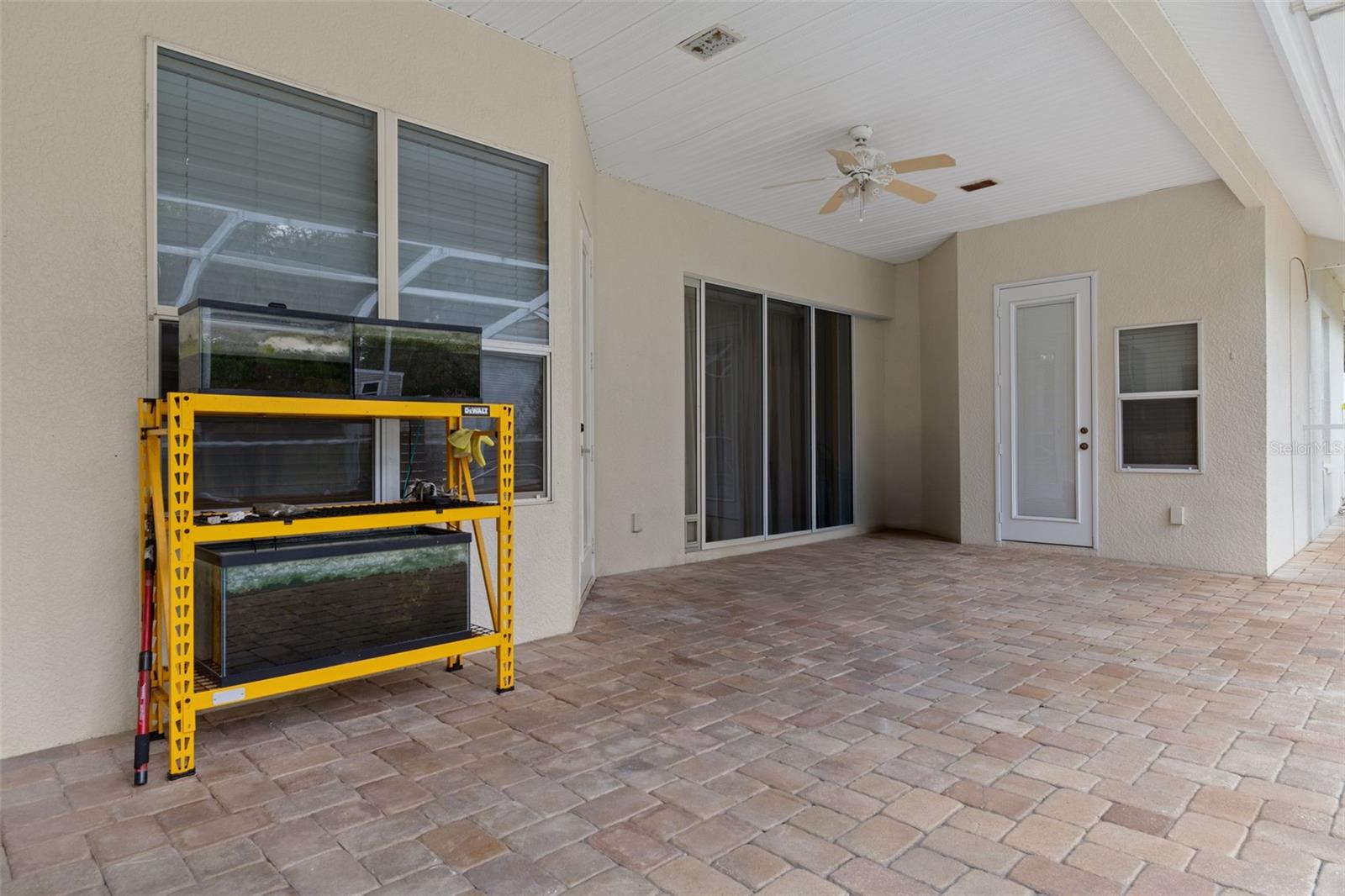 There is  a lot of space in the pool area