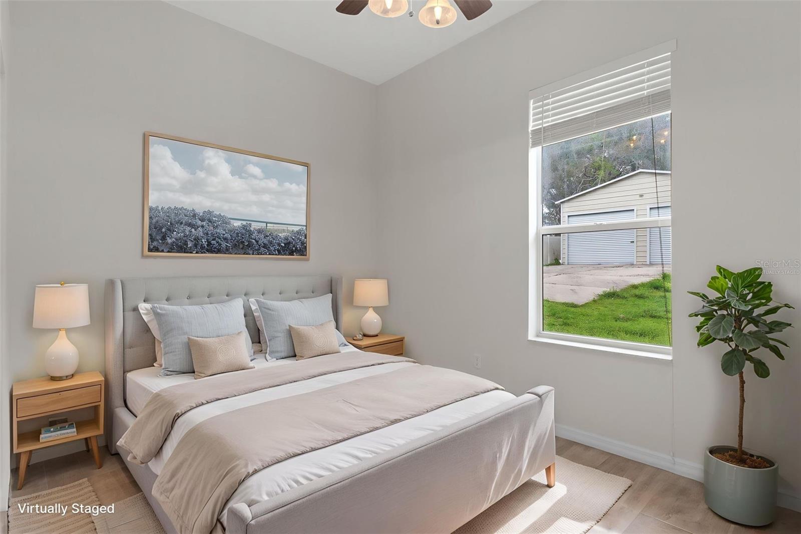 Guest Bedroom Three Virtually Staged