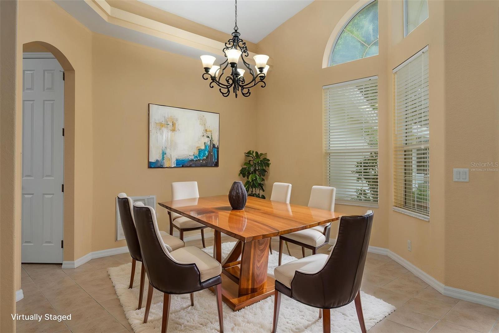 Virtually Staged as a Dining Room