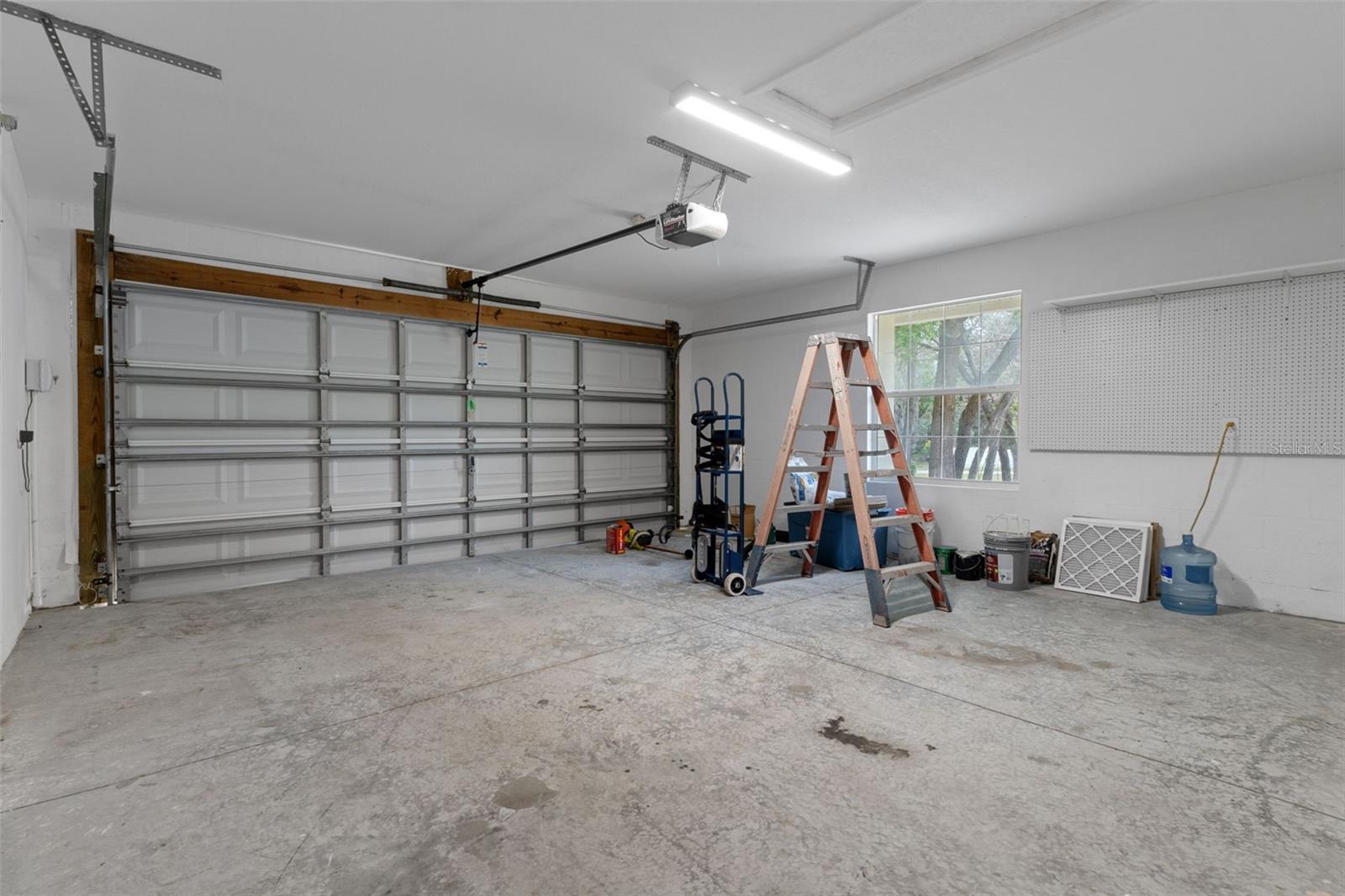 This is the two car garage that is attatched to the home