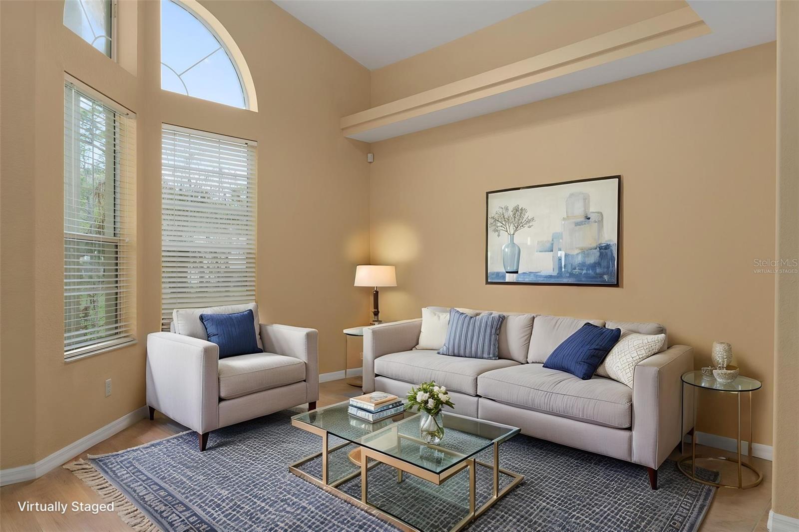 Virtually staged as a sitting area